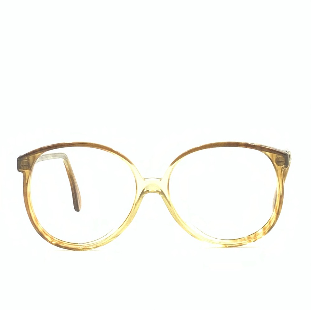 Vintage Foremost Brown Oval Sunglasses Frames